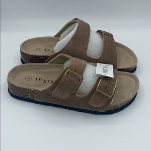 TF STAR Woman’s Arizona Sandal Tan NEW IN BOX